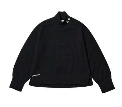 Pre-owned Uniqlo X Anya Hindmarch Cashmere High Neck Long-sleeve Sweater 3colours In Black