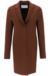 HARRIS WHARF LONDON HARRIS WHARF LONDON SINGLE-BREASTED COAT IN PRESSED WOOL WOMEN