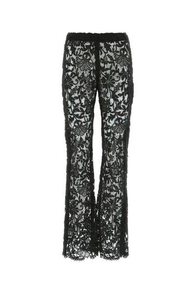 Saint Laurent Straight Leg Pant In Black