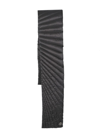 Moncler Genius Moncler + Rick Owens Man Scarf Black Size - Polyester In Nero