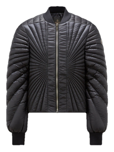 Moncler Genius Down Jacket Radiance Flight In Nero
