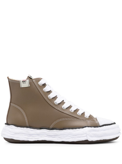 Miharayasuhiro Peterson23 High-top Trainers In Brown