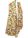 Stella Mccartney Floral-printed Asymmetric Maxi Dress In Multicolour