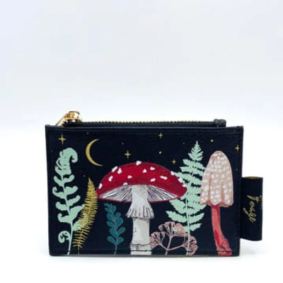House Of Disaster Forage Zip Purse In Black