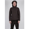HANNES ROETHER MIXED WOOL TURTLE NECK SWEATER GREY/BROWN