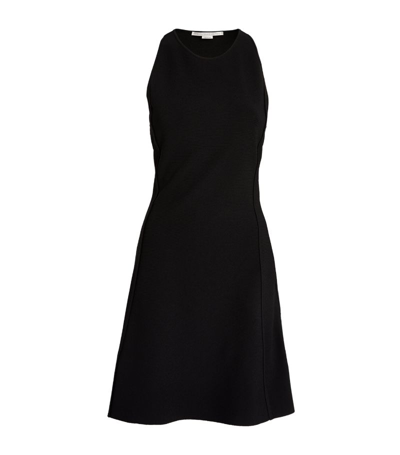 Stella Mccartney Knitted Mini Dress In Black