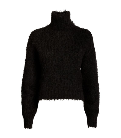 Rag & Bone Dillon Rollneck Sweater In Black