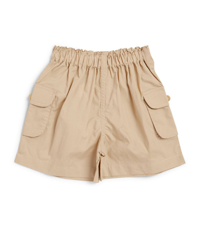 Rachel Riley Cotton Shorts (12 Months) In Nude