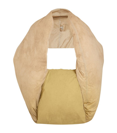 Rick Owens X Moncler Down-filled Donut Jacket In Beige