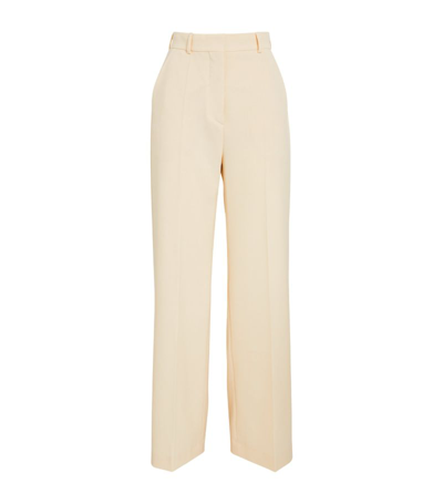 Nanushka Tailored Wide-leg Lanai Trousers In Neutral