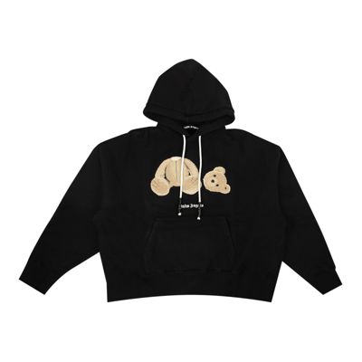 Pre-owned Palm Angels Bear Hoodie 'black/brown'
