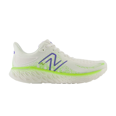 Pre-owned New Balance Fresh Foam X 1080v12 2e Wide 'sea Salt Electric Indigo' In White