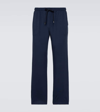 Derek Rose Stretch Micro Modal Jersey Sweatpants In Blue