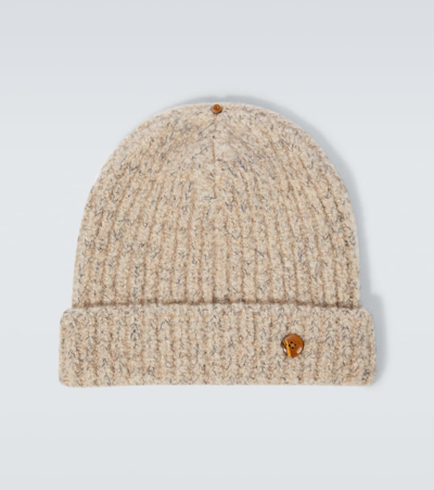 God's True Cashmere Ribbed-knit Cashmere Beanie In Multicoloured