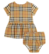 BURBERRY BABY BURBERRY CHECK DRESS AND BLOOMERS SET