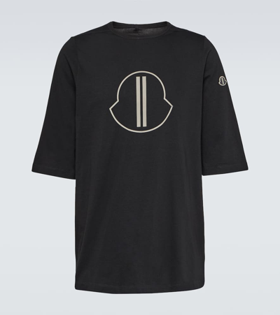 Moncler Genius Moncler + Rick Owens Level Short Sleeves T-shirt Clothing In Black