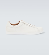 Gianvito Rossi Low Top Leather Sneakers In White