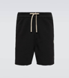 MONCLER GENIUS X RICK OWENS COTTON-BLEND SHORTS