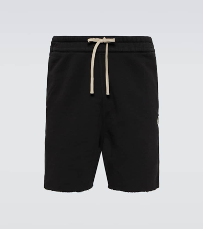 Moncler Genius Logo-patch Drawstring Track Shorts In Nero