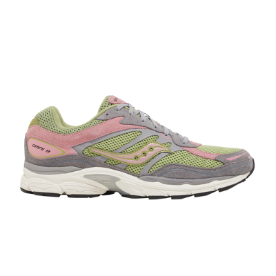 Pre-owned Saucony Progrid Omni 9 Premium 'grey Green Pink'