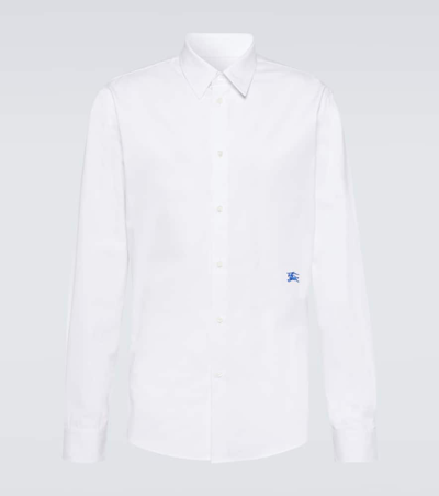 Burberry Prorsum Label棉质衬衫 In White