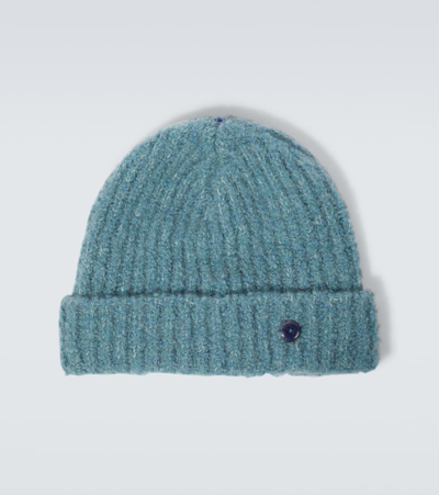 God's True Cashmere Ribbed-knit Cashmere Beanie In Multicoloured