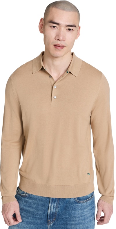 Ps By Paul Smith Paul Smith Sweater Polo Tan Xl