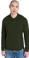 NORSE PROJECTS ROALD WOOL COTTON RIB SWEATER ARMY GREEN