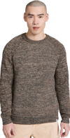 NORSE PROJECTS ROALD WOOL COTTON RIB SWEATER CAMEL