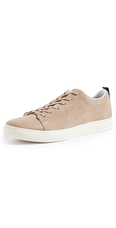 Ps By Paul Smith Lee Suede Sneakers In Taupe