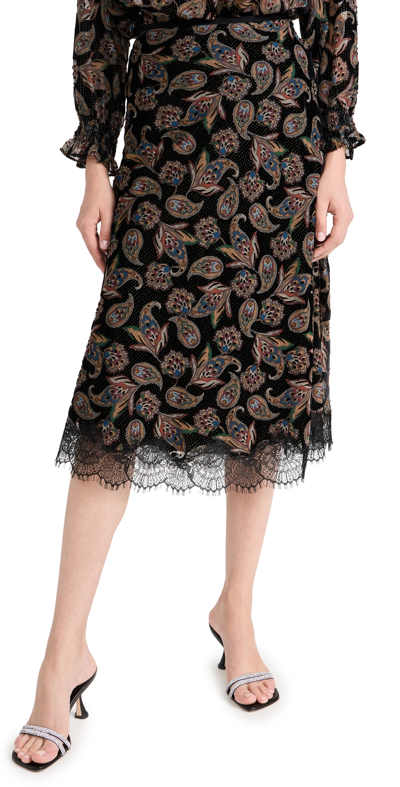 Ba&sh Rita Skirt Noir 38 In Black