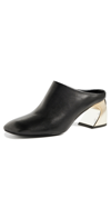 3.1 Phillip Lim Black Id Mules In Black