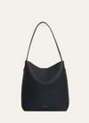 Mansur Gavriel Cabas Everyday Leather Tote Bag In Black