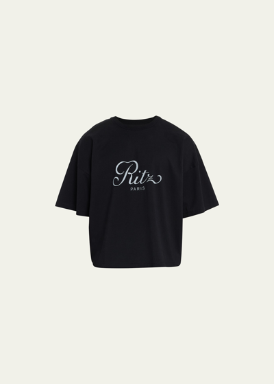 FRAME X RITZ PARIS MEN'S COTTON LOGO T-SHIRT