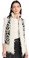 La Doublej Sleeveless Folk Jacket In Ghirlanda