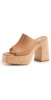 Stella Mccartney Skyla Alter Sporty Mat Sandals Brandy In Brandy