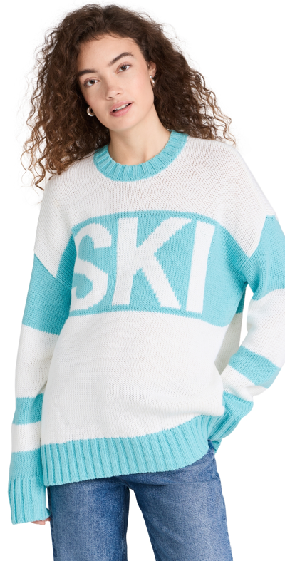 Show Me Your Mumu Ski In Sweater Powder Blue Xs