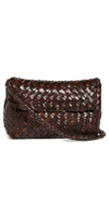 Loeffler Randall Billie Flap Shoulder Bag Chocolate One Size In Chocolate