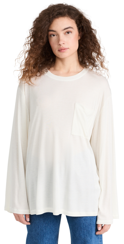 By Malene Birger Women's Fayeh Long-sleeve Top In Soft White