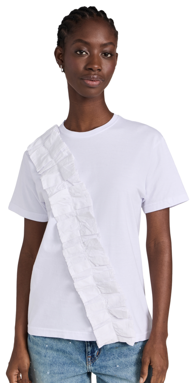 The Lulo Project Ruffle T Shirt 01 Crudo Xl