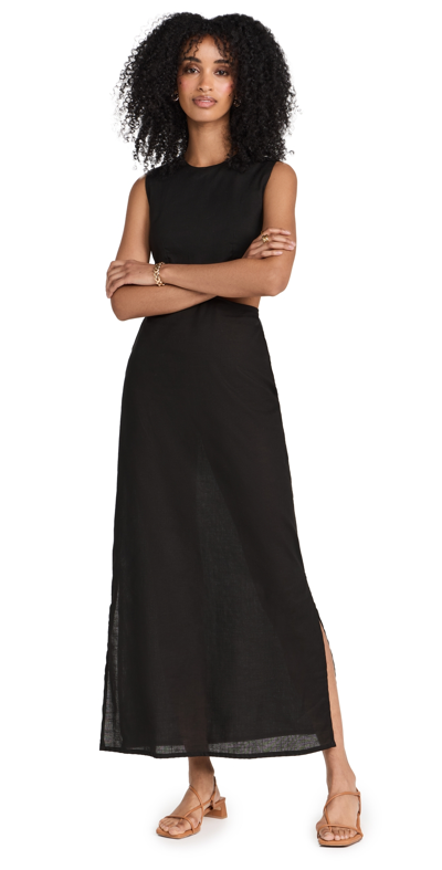 The Lulo Project Nambia Dress 00 Black Xs