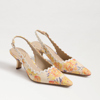 Sam Edelman Bianka Kitten Heel Pump Apricot Multi In Brown