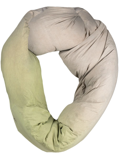 Moncler Genius Green Donut Padded Vest In Neutrals