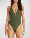 AQUA BLU AUSTRALIA SIENNA ONE-PIECE SWIMSUIT (A-C CUP)