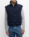 BOTTEGA VENETA MEN'S NYLON WOVEN VEST