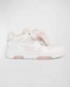 OFF-WHITE GIRL'S OUT OF OFFICE LEATHER SNEAKERS, TODDLER/KIDS