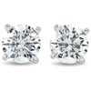 Pompeii3 1 1/2 Cttw 14k White Round Cut Igi Certified Diamond Studs Earrings Screw Back In White