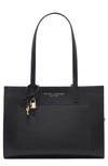 Marc Jacobs Leather Work Tote Bag In Black