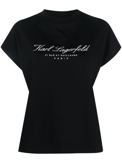Karl Lagerfeld T-shirt  Damen Farbe Schwarz In Black
