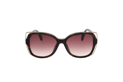 Chopard Eyewear Butterfly Frame Sunglasses In Multi